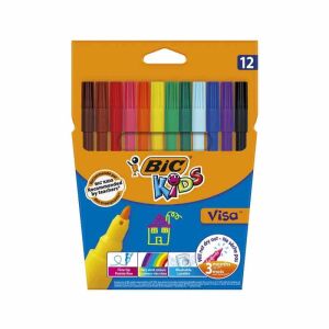BIC COLORATE MARKERE LAVABILE VISA(12B)25SET