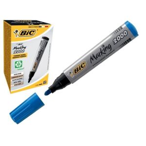 BIC MARKER PERMANENT 2000 ALBASTRU(12B)(VARF ROTUND)*32CUT
