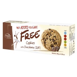 BISC.FREE COOKIES 135GR CHOCO AMERICAN 20%(12B)