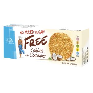 BISC.FREE COOKIES 135GR COCONUT(12B)
