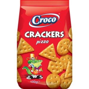 CROCO.CRACKERS 100GR PIZZA(12B)