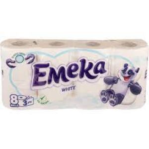 EMEKA HARTIE IG 8 ROLE WHITE (5SET)