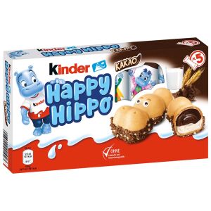 KINDER.HAPPY HIPPO T5 CACAO 103GR(10CUT)