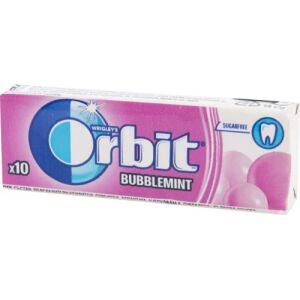 ORBIT.PASTILE BUBBLEMINT R(30B) 20CUT