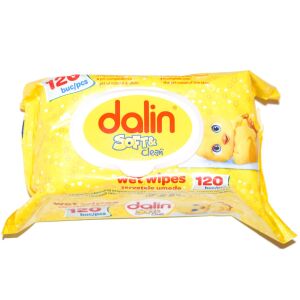 DALIN SERV.UMEDE SOFT&CLEAN 120 BUC(18B)