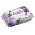 SERV.UMEDE LENO 120PCS LAVENDER CU CAPAC(24B)