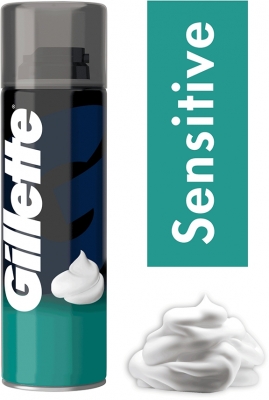 GILLETTE SPUMA DE RAS 200ML PT.PIELE SENSIBILA(6B)