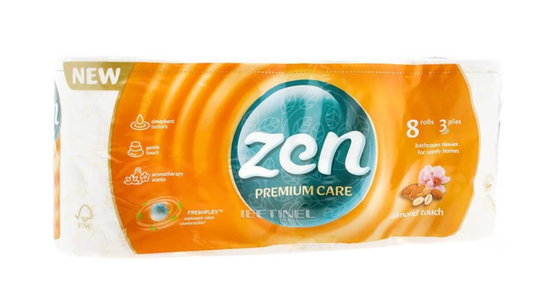 ZEN HARTIE IG.PREMIUM CARE 8 ROLE ALMOND TOUCH(6SET)