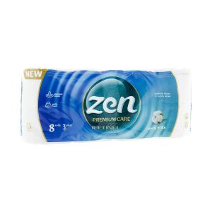 ZEN HARTIE IG.PREMIUM CARE 8 ROLE RELAXING WHITE(6SET)
