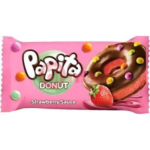 PAPITA DONUT 40GR CAPSUNA(24B) 6CUT
