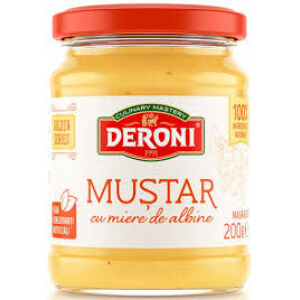 DERONI MUSTAR 200GR CU MIERE DE ALBINE(6B)