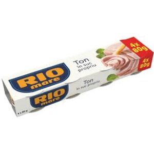 RIO MARE TON. SUC NATURAL(4B*80GR) 24SET