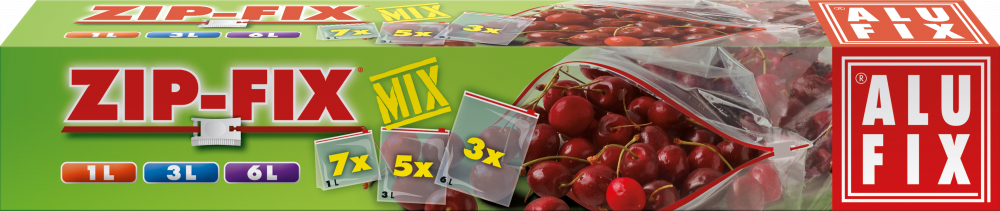 ALUFIX PUNGI CU FERMOAR ZIP FIX 15BUC(30CUT)