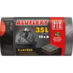 ALUFIX SACI DE GUNOI 35L CU BANDA ALUFLEXY 53x60CM(15B)15SET