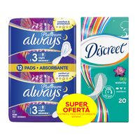 ALWAYS PL.DUO(12) + DISCREET DEO(20) (10SET)