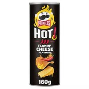 PRINGLES 160GR HOT FLAMIN CHEESE (19B)