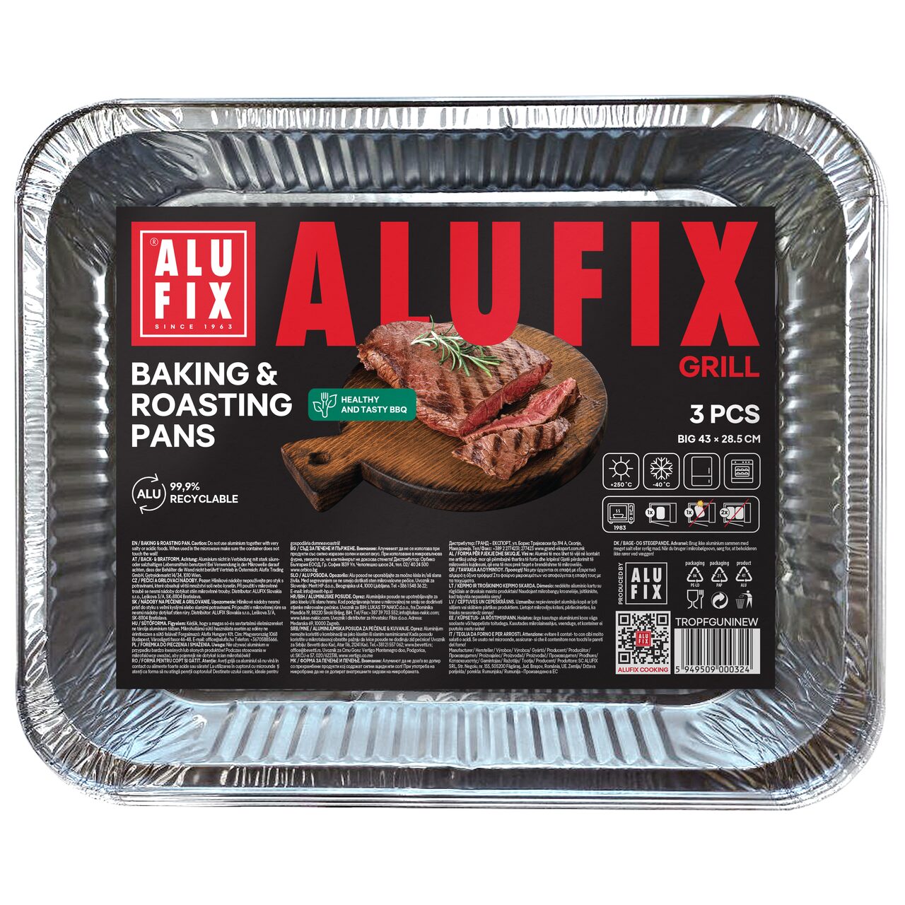 ALUFIX TAVA ALUMINIU 3BUC (20SET)