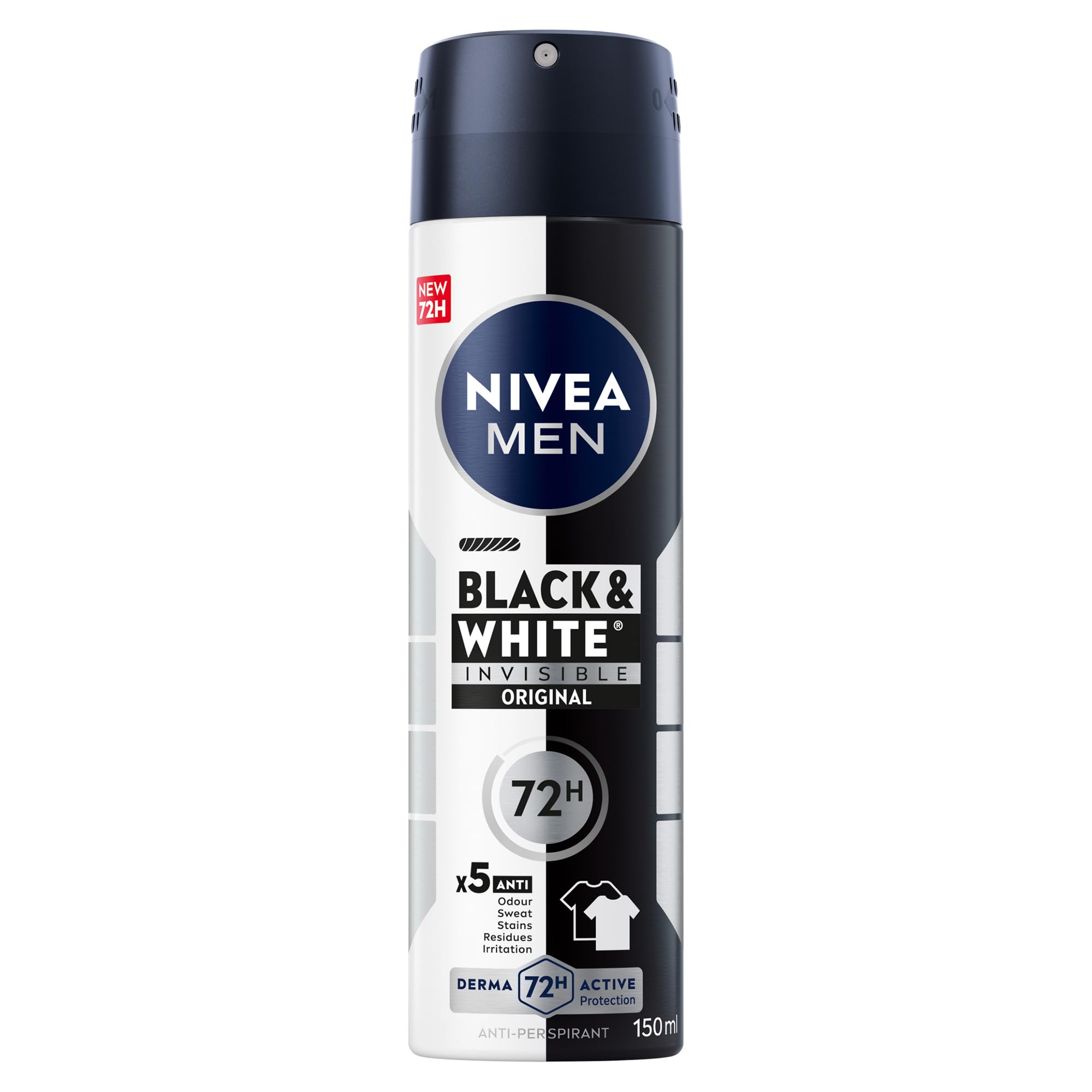 NIVEA DEO MEN 200ML INVISIBLE B&W POWER ORIG.(12B)