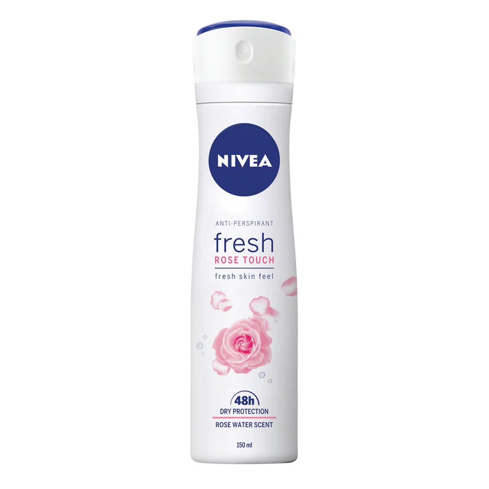 NIVEA DEO WOM 150ML FRESH ROSE(6B) 5SET