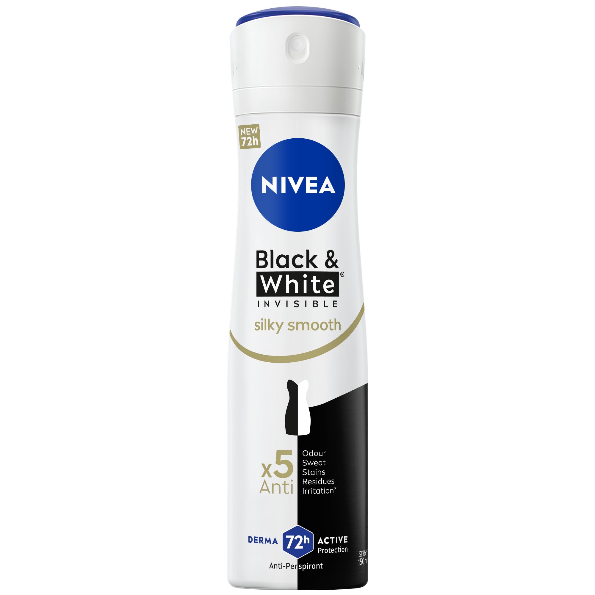 NIVEA DEO WOM 200ML INVISIBLE B&W CLEAR(12B)
