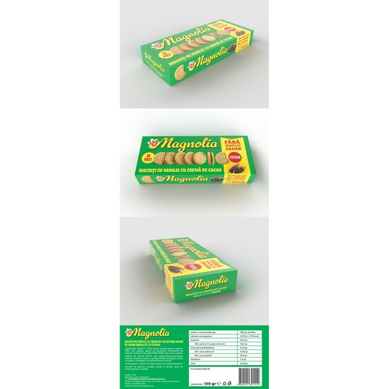 BISC.MAGNOLIA F.Z. 130GR VANILIE CR.CACAO(27CUT)