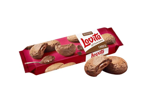 ROSH.BISC.LOVITA 127GR SOFT CR.COOKIES CACAO(18B)