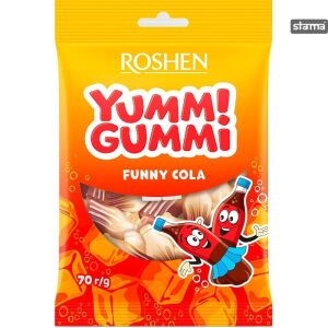 ROSH.YUMMI GUMMI 70GR FUNNY COLA(22B)