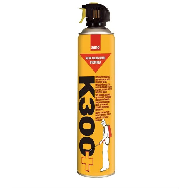 SANO K-300 + INSECTICID TARATOARE AEROSOL 630ML(12B)
