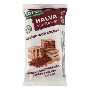 HALVA NORSU DE FL.SOARELUI 210GR CACAO(20B)