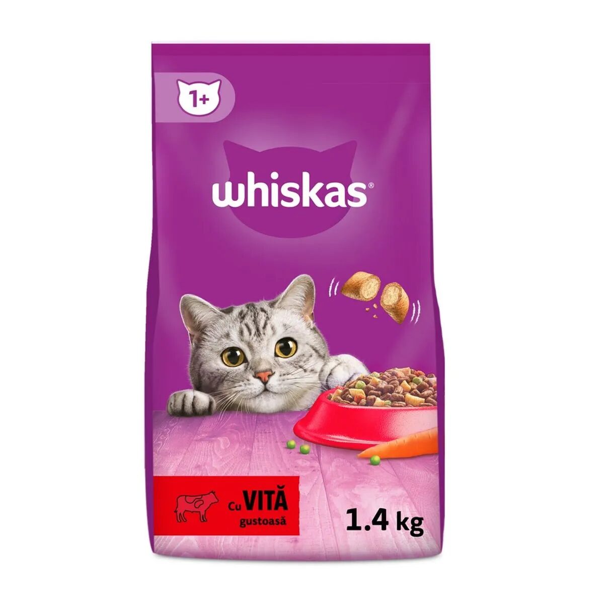 PET.WHISKAS USC 1.4KG VITA&FICAT(6B)
