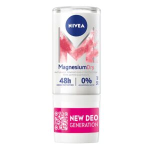 NIVEA ROLLON WOM. 50ML MAGNESIUM DRY ROZ(6B) 5SET