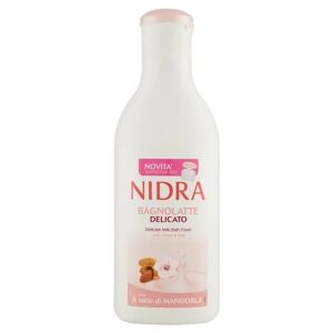 NIDRA GEL DUS&SPUMA BAIE 750ML LAPTE MIGDALE DELICAT(12B)
