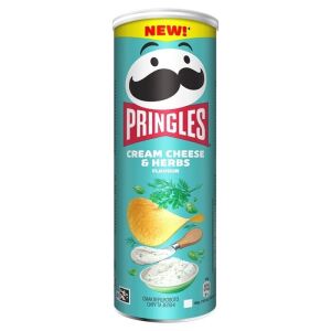 PRINGLES 165GR CREAM CHEESE&HERBS (19B)