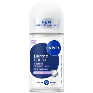 NIVEA ROLLON WOM 50ML DERMA CONTROL RESTORE(6B) 5SET