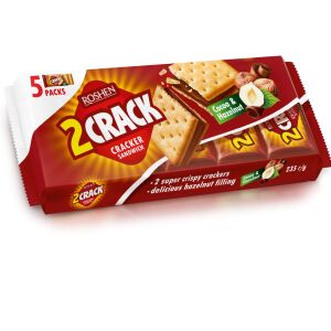 ROSH.BISC 2 CRACKER CHOCO 190GR(26B)