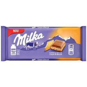 MILKA CIOC CREMA SI BISCUIT 100GR(18B)