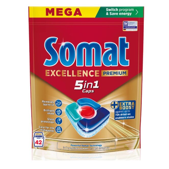 SOMAT TABLETE MASINA SP.VASE 5IN1 42SP(6PG)