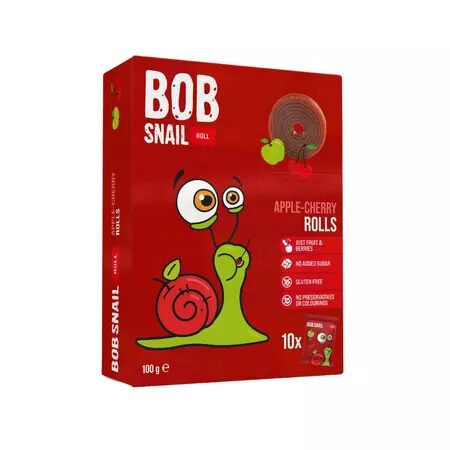 BOB SNAIL JELEU RULOU 100GR DIN MERE SI CIRESE(5B)