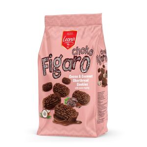 LEONA FIGARO BISC.CACAO COCOS&TOP.CACAO 300GR(10B)