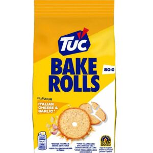 TUC BAKEROLLS 80GR CHEESE&GARLIC(15B)