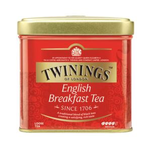 TWININGS CEAI NEGRU ENGLISH BREAKFAST CUTIE METAL 100G(6B)