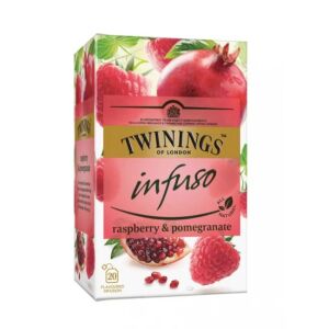 TWININGS INFUZIE ZMEURA & RODIE 20PL(4B)