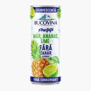BUCOVINA DOZA FRUCTATA FR ZAHAR 0.33L MAR-ANANAS-LIME (12B)SGR