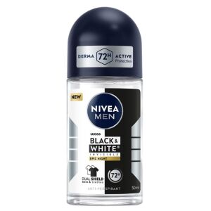 NIVEA ROLLON MEN 50ML INVISIBLE B&W EPIC NIGHT(6B)5SET