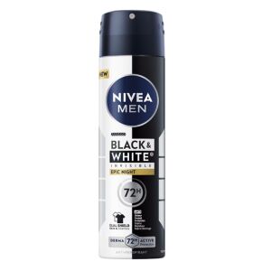 NIVEA DEO MEN 150ML INVISIBLE B&W EPIC NIGHT(6B)5SET