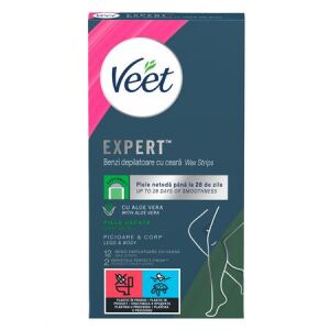 VEET  BENZI DEPILATOARE CORP  ALOE DRY SKIN (12B)6SET