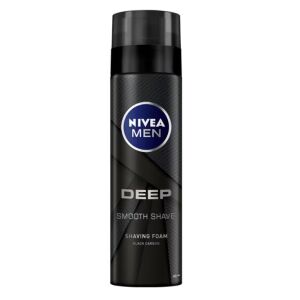 NIVEA SPUMA RAS DEEP BLACK 200ML(12B)
