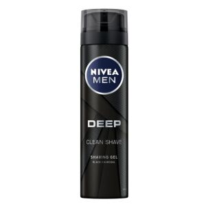 NIVEA GEL RAS DEEP BLACK 200ML(12B)