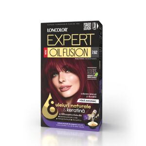 LONCOLOR EXPERT OIL 7.62 FUSION ROSU INTENS (2B)4SET