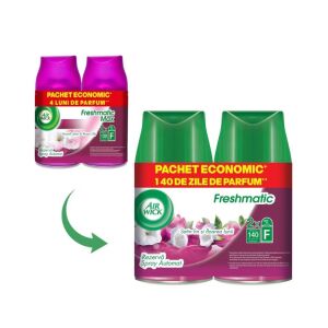 AIR WICK FRESHMATIC SATIN DUO 250ML (3B)